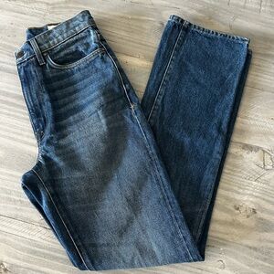 imogene + willie Isabelle Deep Indigo Straight Jeans